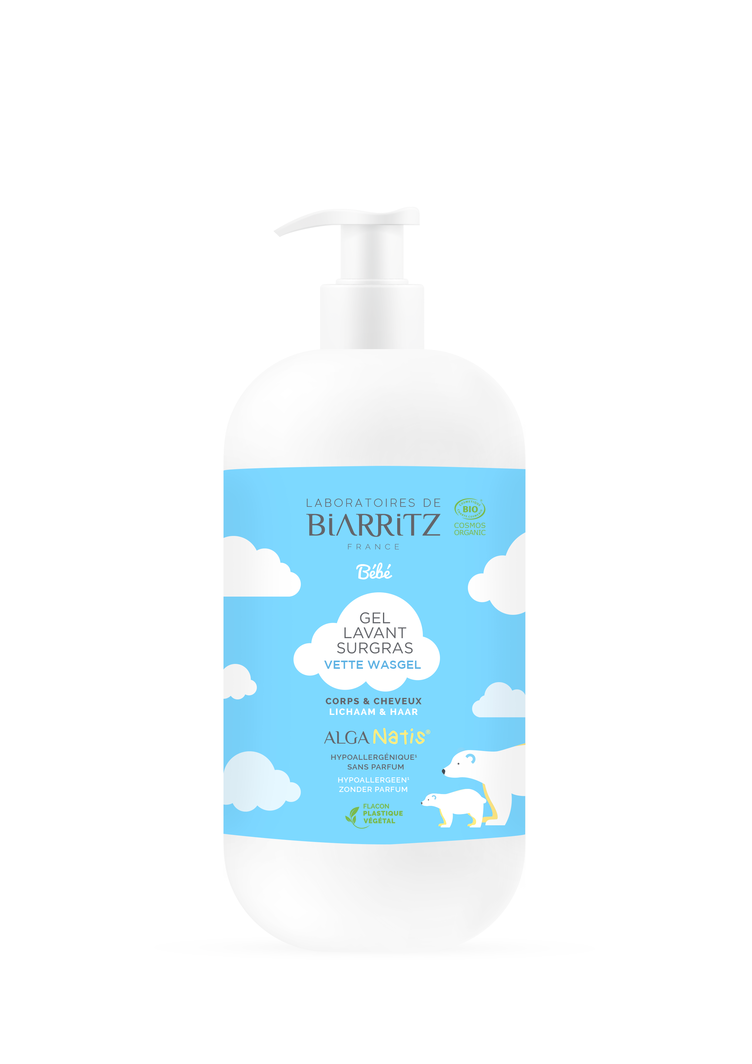 Biarritz Babypflege Bio-zertifizierte Rückfettendes Waschgel