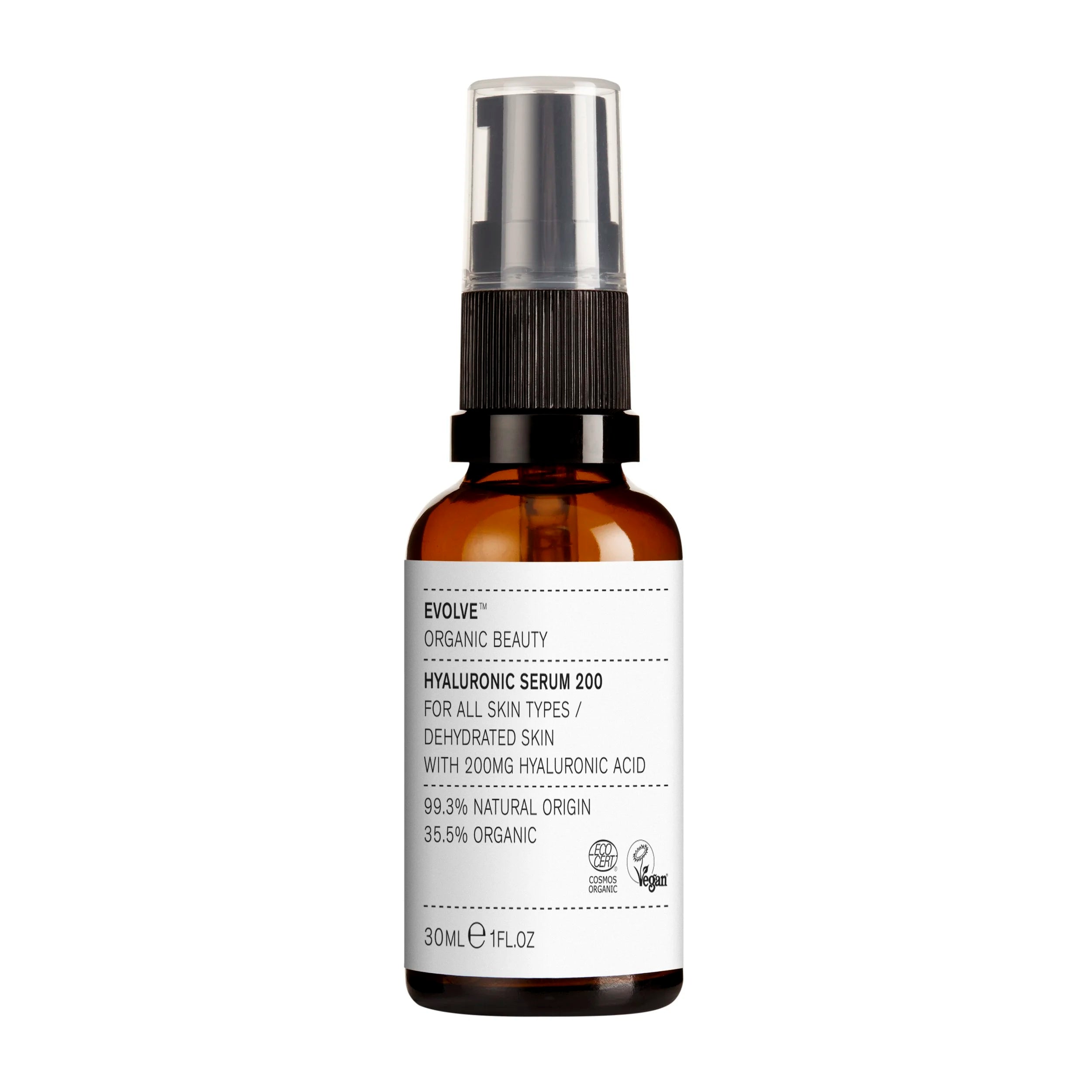 Evolve Organic Beauty Hyaluronic Serum 200 30ml