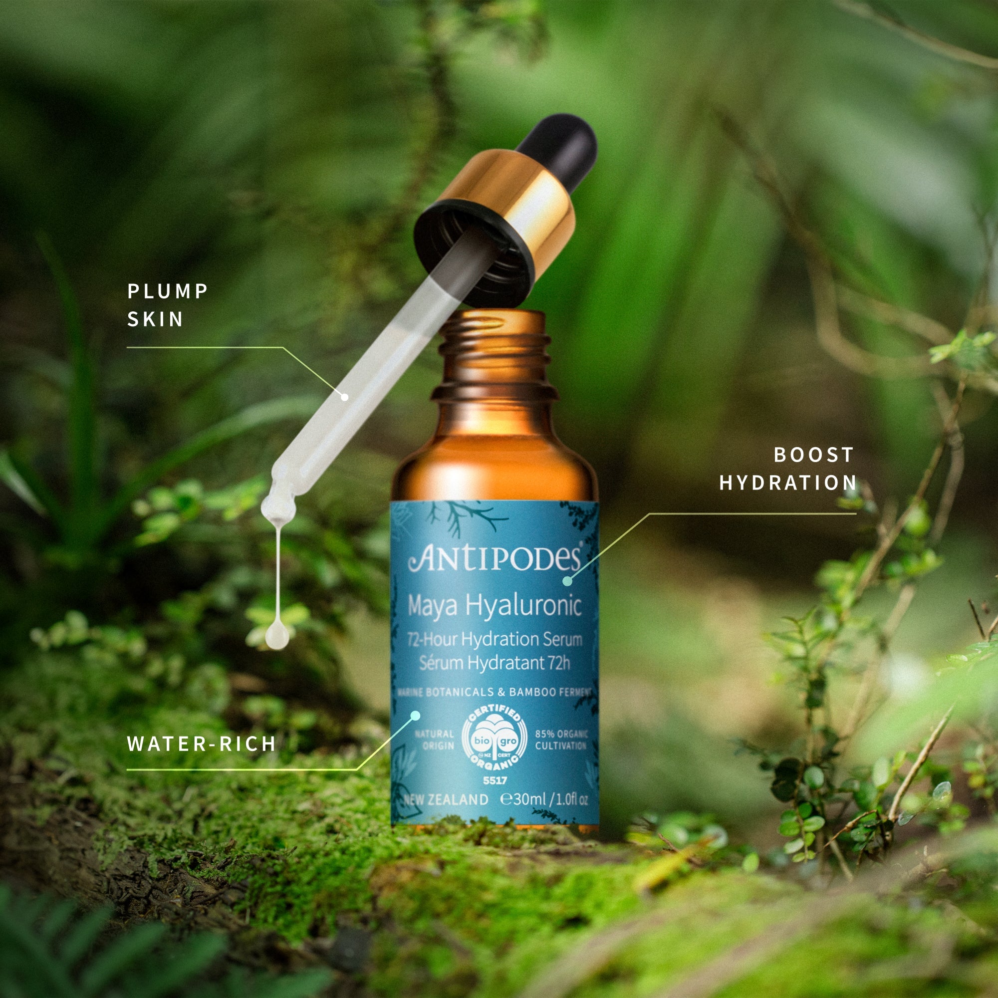 Antipodes Maya Hyaluronic 72-Hour Hydration Serum MINI