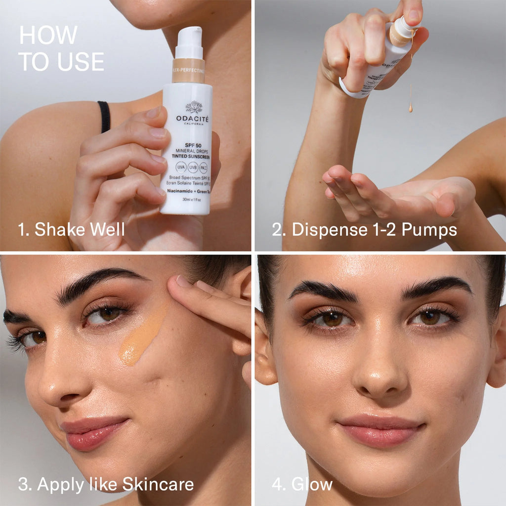 Odacité SPF 50 Tinted Mineral Drops — Getönte Tagespflege Flex-Perfecting® 1.5