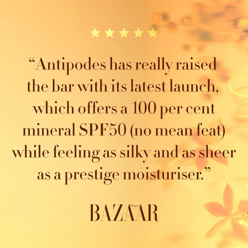 Antipodes Supernatural SPF50+ Ceramide Silk Facial Sonnenpflege